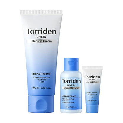 [Cortis Pick] Torriden Dive-in Low Molecular Hyaluronic Acid Intensive Cream 100ml with Gift (+20ml+Toner 50ml)