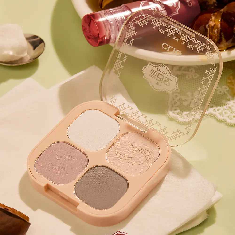Clio Pungnyeon Dabang Miniature Kit (Pro Eye Palette Cube + Crystal Glam Tint Mini)