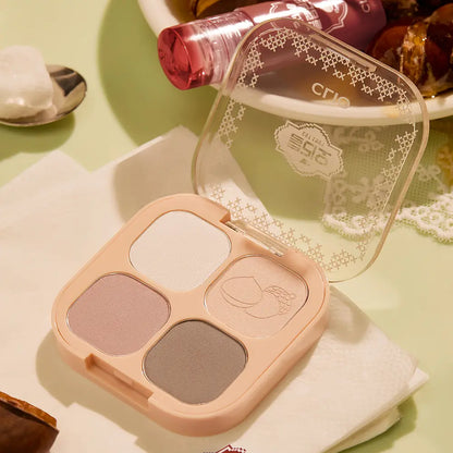 Clio Pungnyeon Dabang Miniature Kit (Pro Eye Palette Cube + Crystal Glam Tint Mini)
