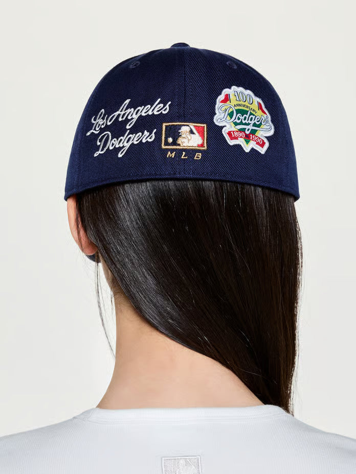 [Karina Pick] 25FW MLB Signature Patch Structure Ball Cap