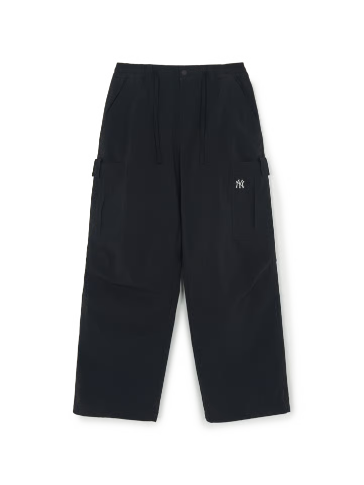 [TWS Pick] MLB Cotton Touch Cutout Cargo Wide Pants New York Yankees