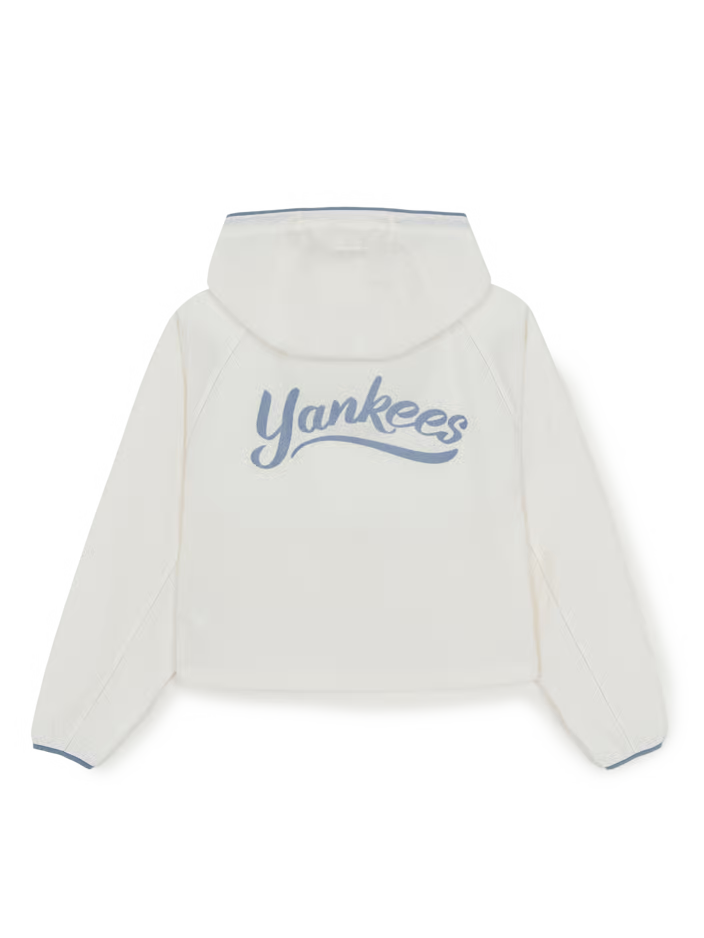[Aespa Karina Pick] 26SS MLB Women's Sporty Culsive Logo Hooded Windbreaker LA Dodgers