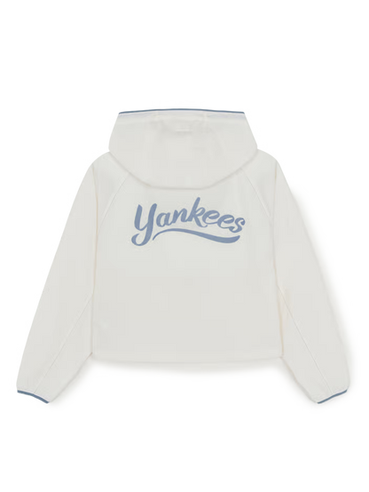 [Aespa Karina Pick] 26SS MLB Women's Sporty Culsive Logo Hooded Windbreaker LA Dodgers