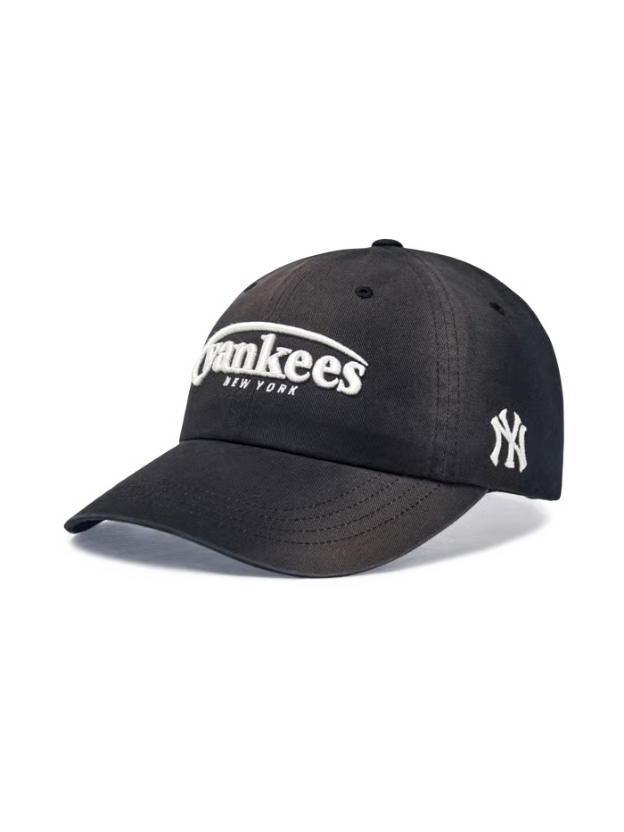 [Aespa Karina & TWS Pick] 26SS MLB Vintage Washed Curve Logo Unstructured Ball Cap New York Yankees