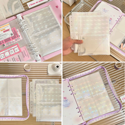 A5 Photocard Binder Sleeve Card Inner Page Album Sheet Collection Book