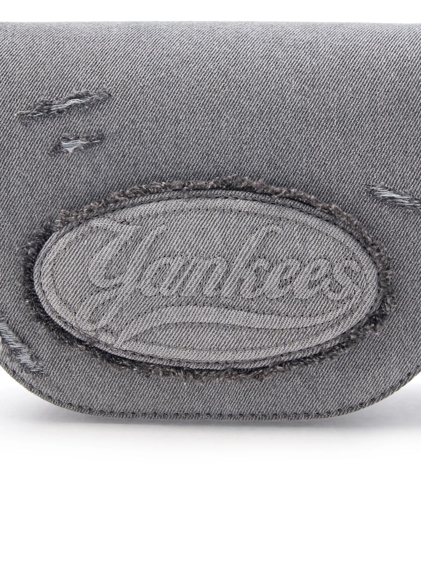 [Aespa Karina Pick] MLB  Lettering Vintage Denim Crossbody Bag