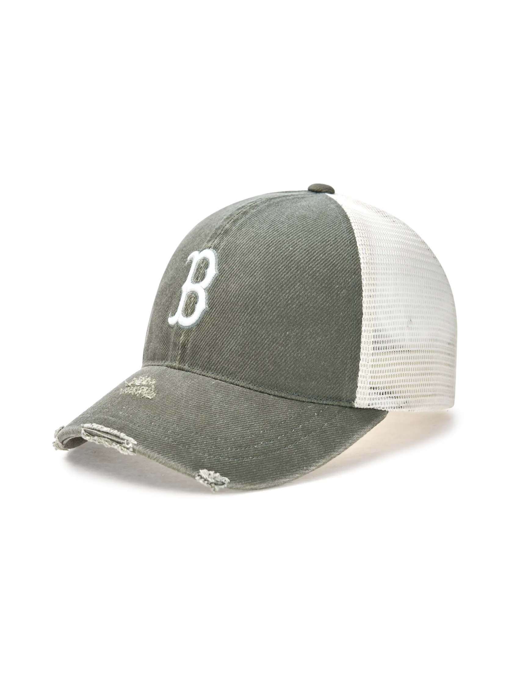 ハット [MLB] DamageWashing Unstruck BallCap New York *KARINA PICK AESPA Karina PICK] MLB Damaged Wash Unstructured Ball Cap