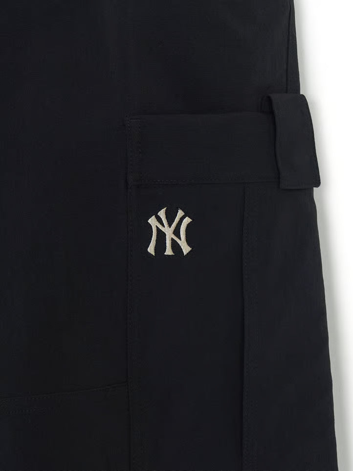 [TWS Pick] MLB Cotton Touch Cutout Cargo Wide Pants New York Yankees