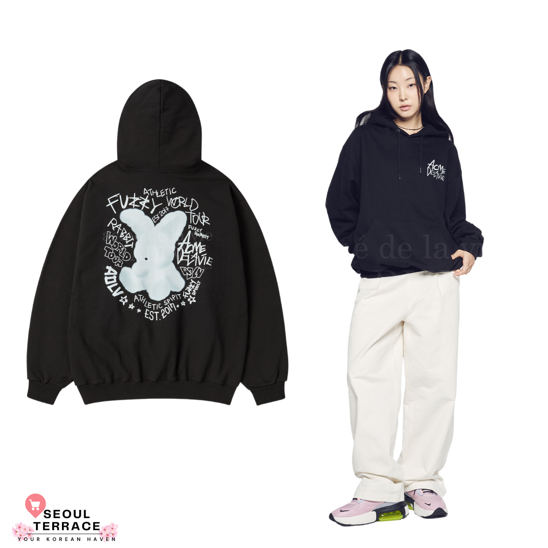 ADLV Acmé de la vie DOODLE RABBIT HOODIE – SEOUL TERRACE