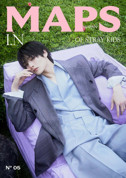 MAPS MAGAZINE No.5 SUMMER ISSUE COVER : Stray Kids I.N SET