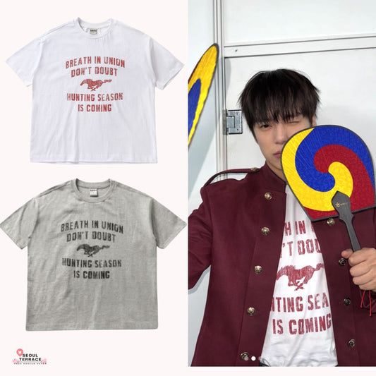 AMOU - Vintage Horse Half T-Shirts (Worn by MONSTA X Minhyuk)