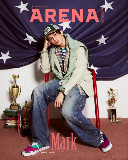 ARENA HOMME+ KOREA MAGAZINE (COVER: NCT MARK LEE) MARCH 2025 ISSUE