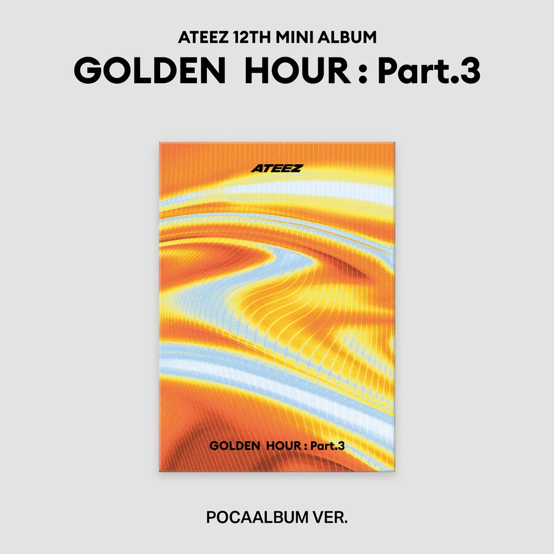 ATEEZ - 12TH MINI ALBUM [GOLDEN HOUR : Part.3] (POCAALBUM VER.) (Random)