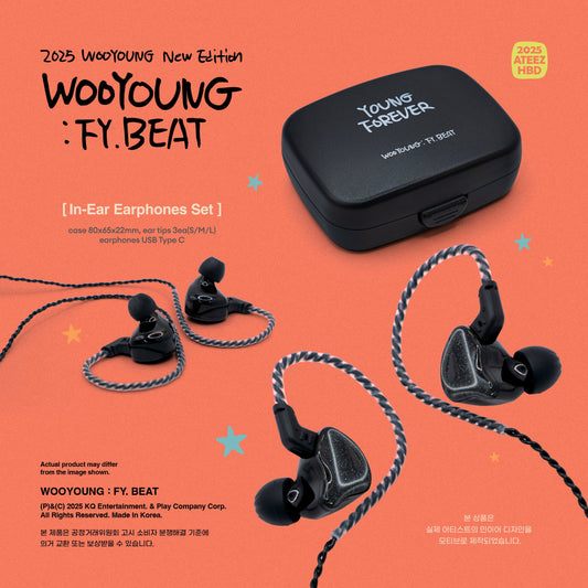 ATEEZ WOOYOUNG 2025 Birthday MD – WOOYOUNG FY. BEAT In-Ear Earphones Set