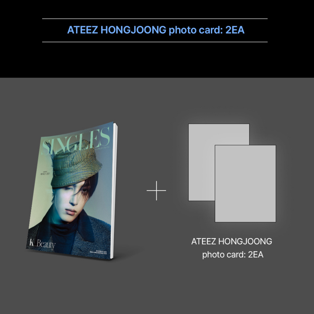 ATEEZ Hongjoong Singles Magazine December 2025.12 + Photocards