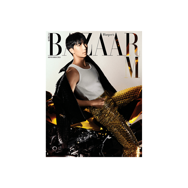 HARPER'S BAZAAR KOREA SEPTEMBER 2O25 ISSUE COVER: BTS NAMJOON RM