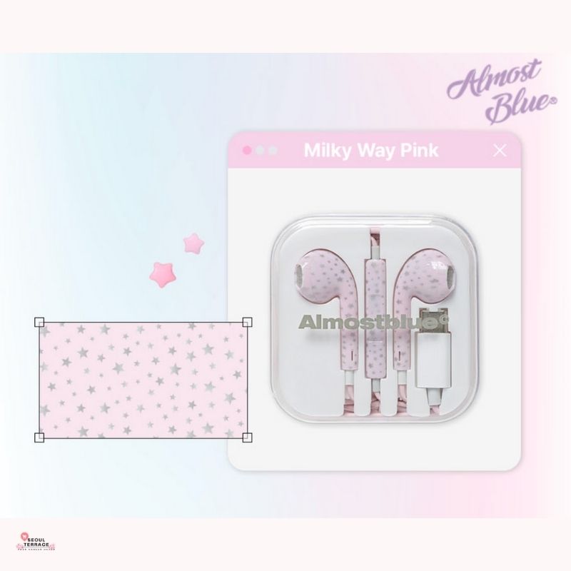Almost Blue - Snow Earphones (Lightning 8-pin, C-Type)