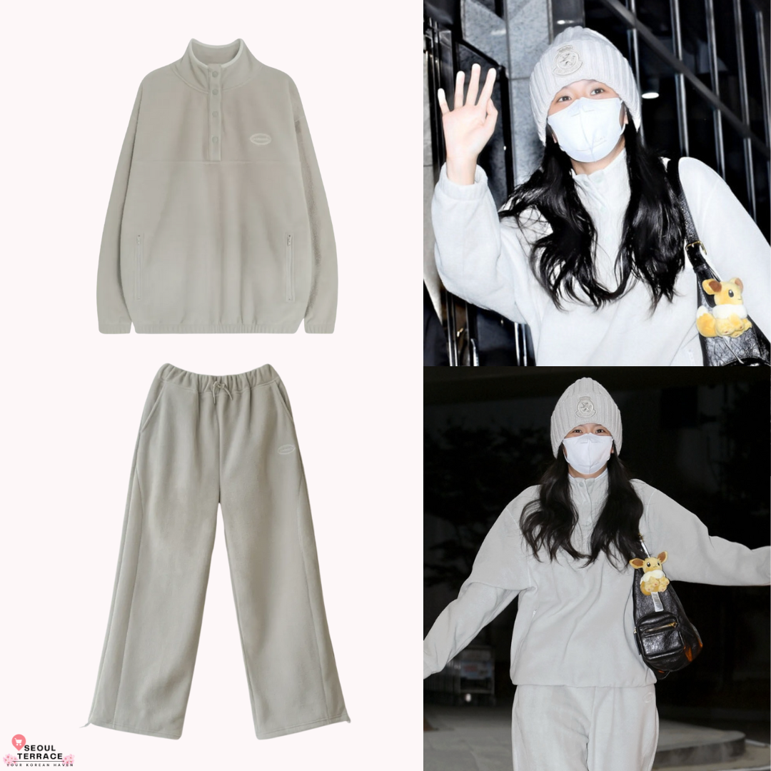 [Worn by Blackpink Jisoo] Andneeds Jeff Fleece Anorak Top & Pants