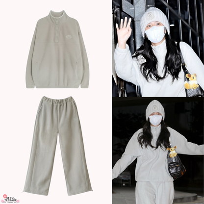[Worn by Blackpink Jisoo] Andneeds Jeff Fleece Anorak Top & Pants