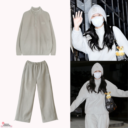 [Worn by Blackpink Jisoo] Andneeds Jeff Fleece Anorak Top & Pants