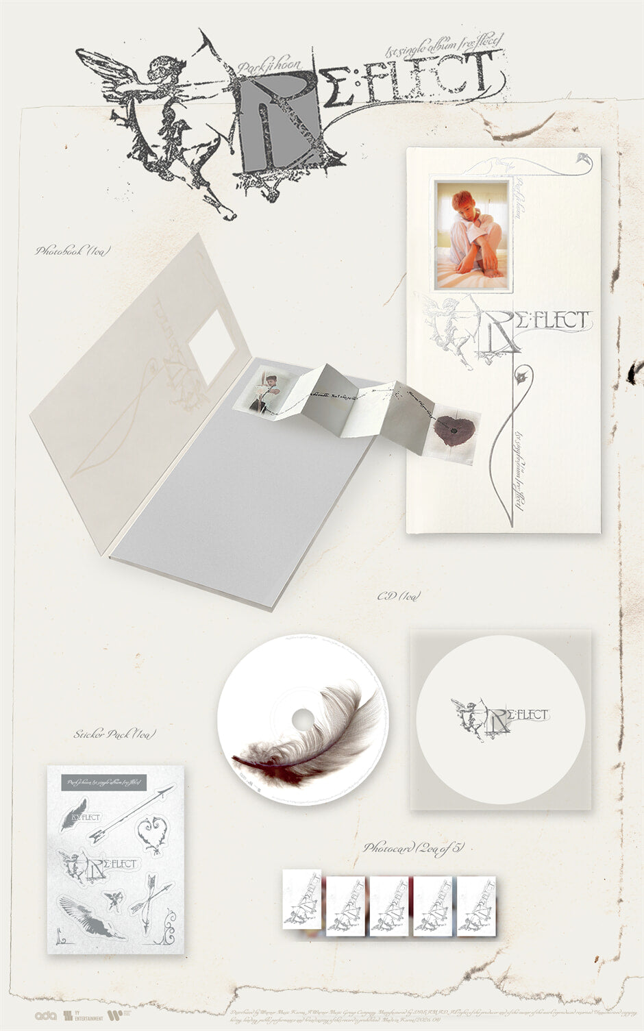 PARK JI HOON - 1st Single Album RE:FLECT