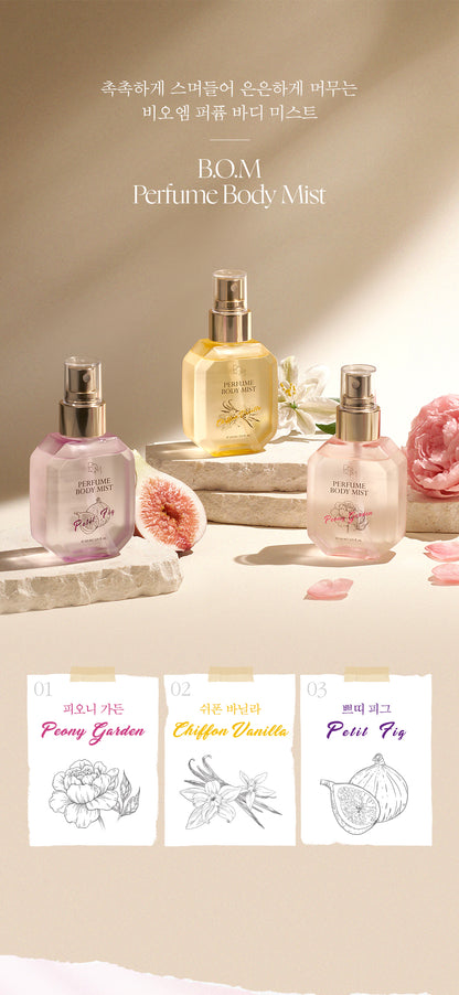 BOM Perfume Body Mist 110ml 3 Scents