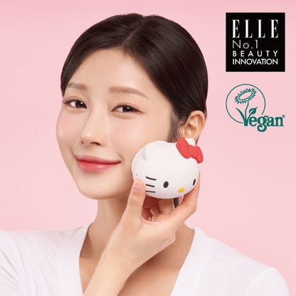 [Best No. 1/Vibrating Cleanser] Gesuke Sanrio Hello Kitty Sonic Facial Brush 4 in 1 (Starlight) / Silicone Brush