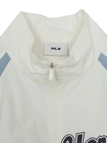 [Ahof Steven Worn] MLB Sportive Cursive Logo Blocking Windbreaker