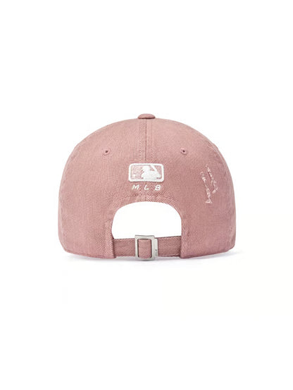 [Aespa Karina Pick] 26SS MLB Damage Washed Unstructured Ball Cap New York Yankees