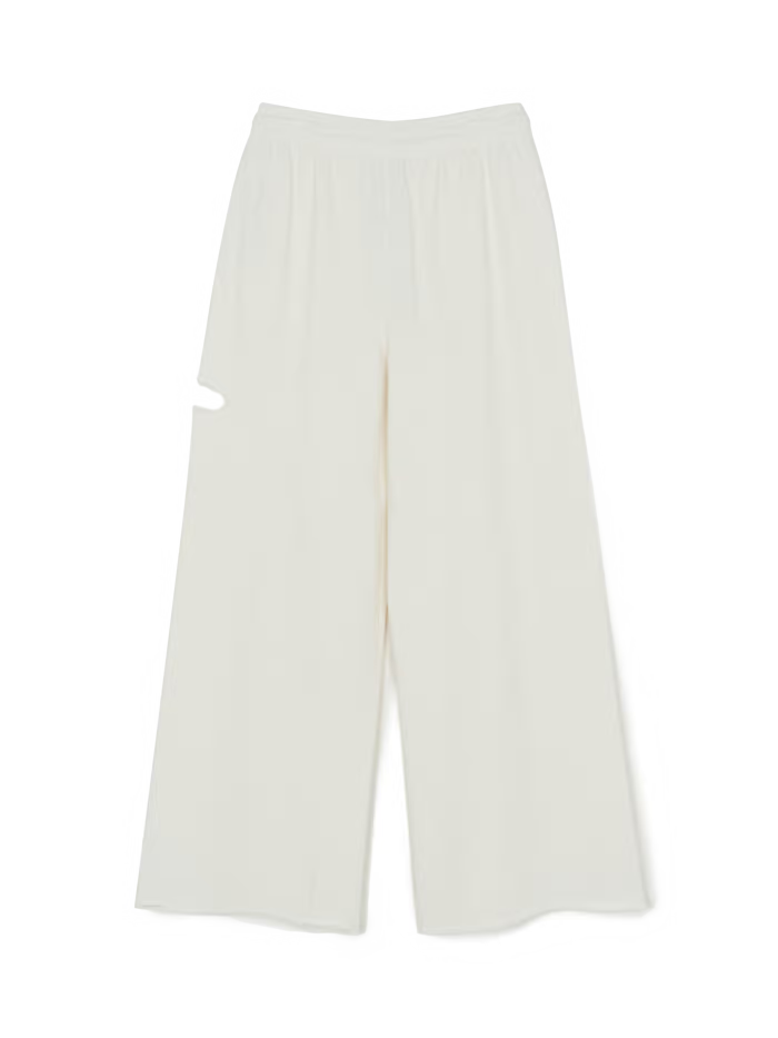 MLB Women's Basic Cutout Washed Wide Pants New York Yankees