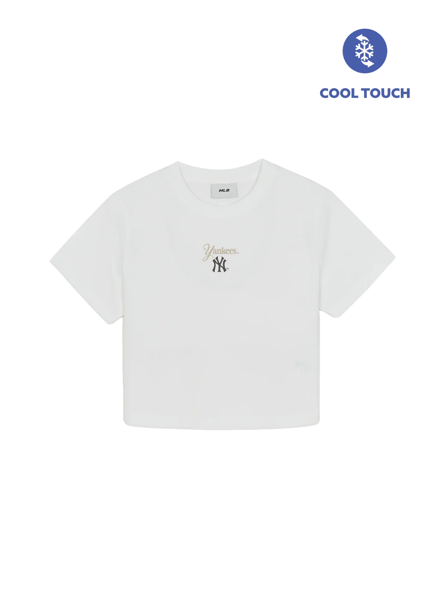 [Aespa Karina Worn] 26 Summer MLB Women's Sheriff Logo Point Comfortable Crop Short Sleeve T-Shirt