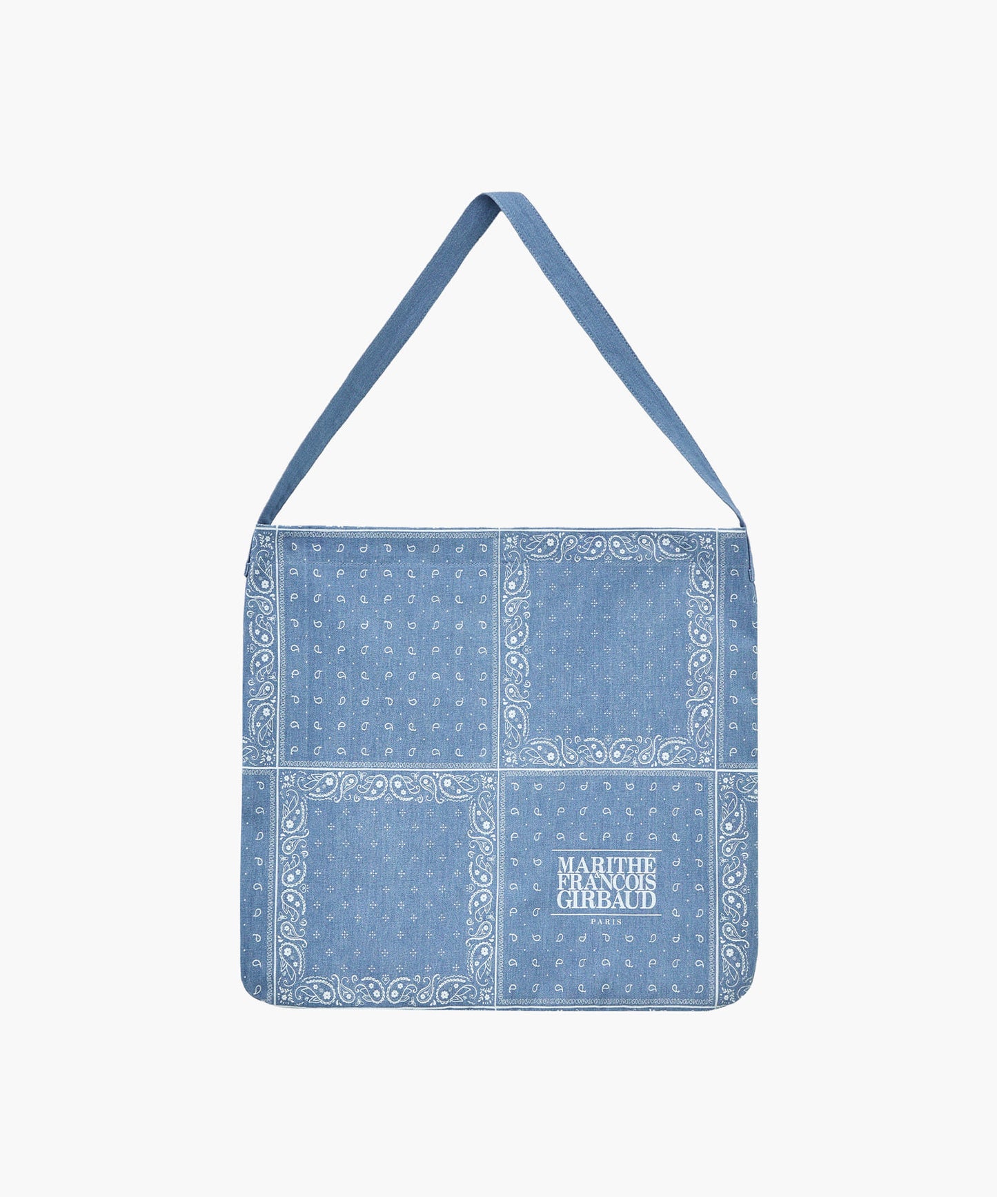 MARITHÉ+FRANÇOIS GIRBAUD - BANDANA ONE SHOULDER ECO BAG blue