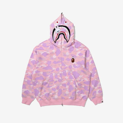A Bathing Ape BAPE X Stray Kids SHARK FULL ZIP HOODIE