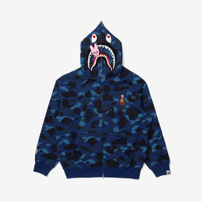 A Bathing Ape BAPE X Stray Kids SHARK FULL ZIP HOODIE