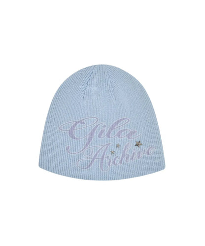 Gila Archive LETTERING LOGO BEANIE Seen Worn by aespa Winter