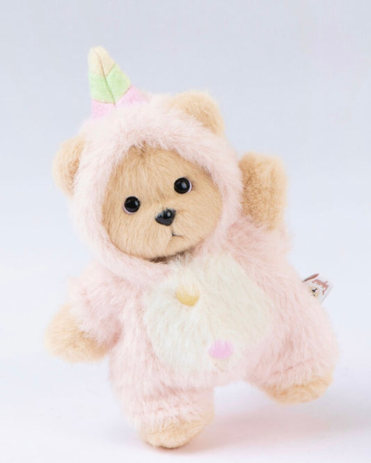 Teddy Tales - Lena Bear - Unicorn Keyring (Milktea)