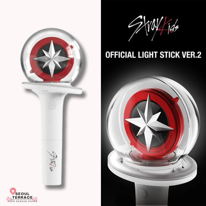 Stray Kids Official Light Stick Ver.2 - Asta Fluorescente Kpop Con App E OLED Skin - Foto 6