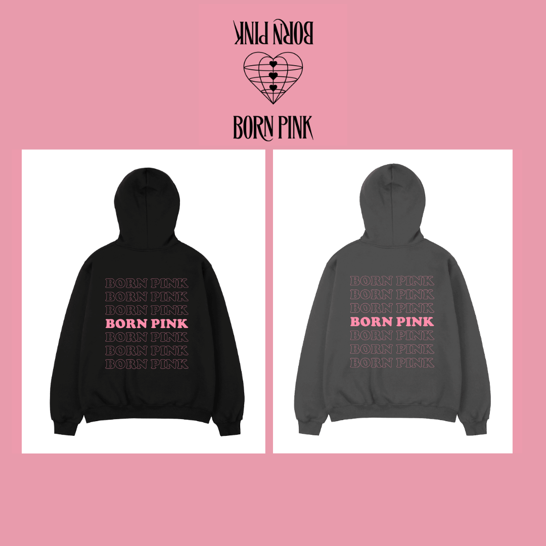 BLACKPINK [BPTOUR] BLACKPINK TOUR HOODIE BLACK (GREY SOLD OUT)