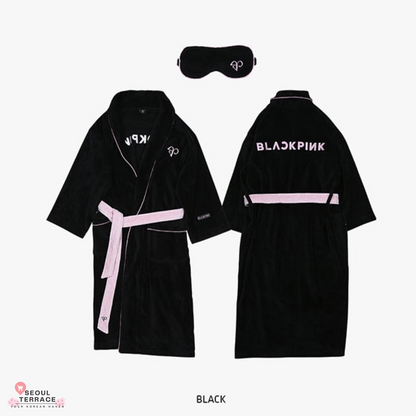 BLACKPINK [THEALBUM] ROBE & SLEEPING MASK SET (PINK/BLACK)