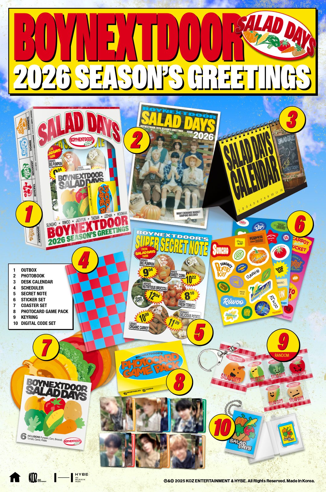 BOYNEXTDOOR BND 2026 SEASON'S GREETINGS [SALAD DAYS]