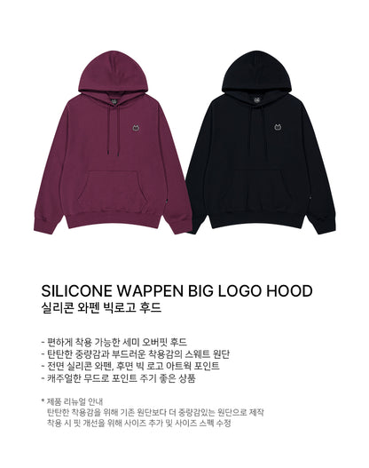 [Seventeen Mingyu Worn] LMR Silicone Wappen Big Logo Hoodie