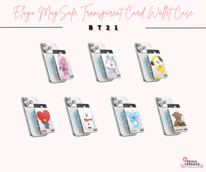 BT21 - Elago MagSafe Transparent Card Wallet Case