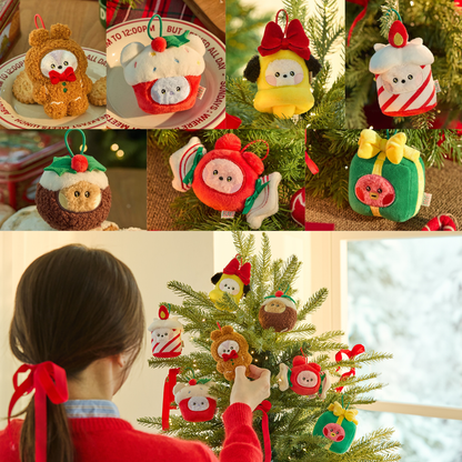 BT21 MINI MININI ORNAMENT PLUSH KEYRING PETITE HOLIDAY