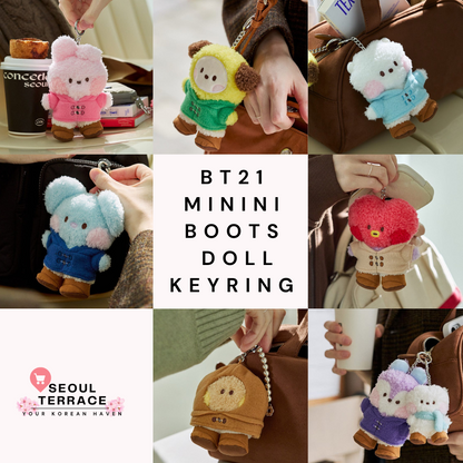 BT21 minini keyring DOLL BOOTS EDITION