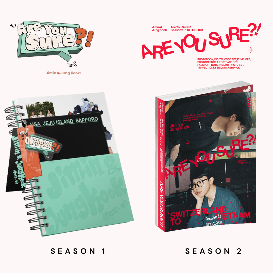 BTS Jimin x Jungkook <ARE YOU SURE?! Season 2> PHOTOBOOK (+Special Gift)