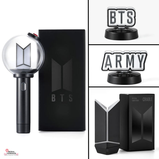 BTS OFFICIAL LIGHT STICK VERSION 4 / CRADLE / EMBLEM