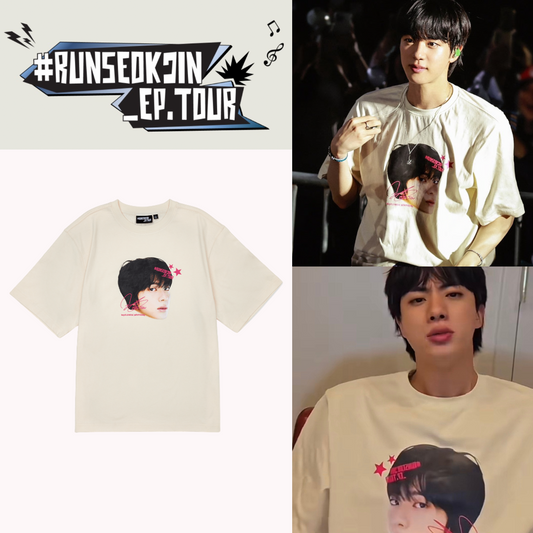 BTS RUNSEOKJIN - Beige T-Shirt