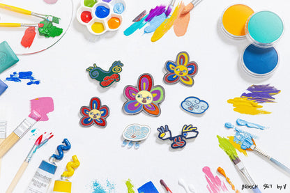 [Artist Made Collection by BTS V BROOCH SET