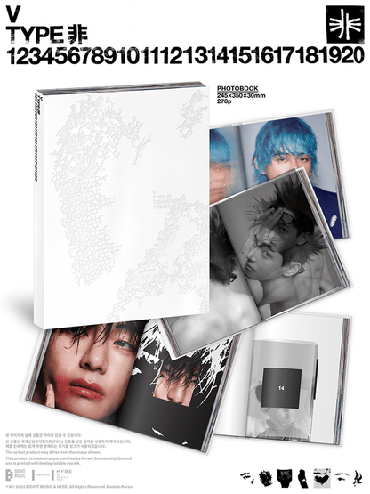 BTS (Kim Taehyung) V Type Photobook & Poster Set