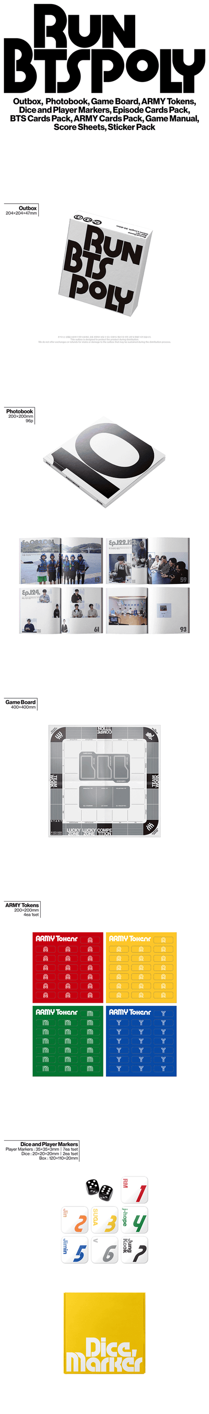 BTS [2025 FESTA] RUN BTS POLY HIGHLIGHT PACKAGE (With Weverse Exclusive Gifts)